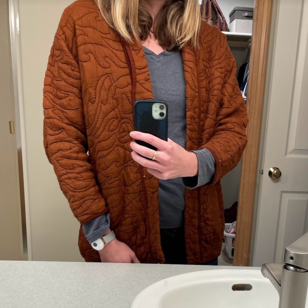 Anthropologie Quilted Kimono Jacket